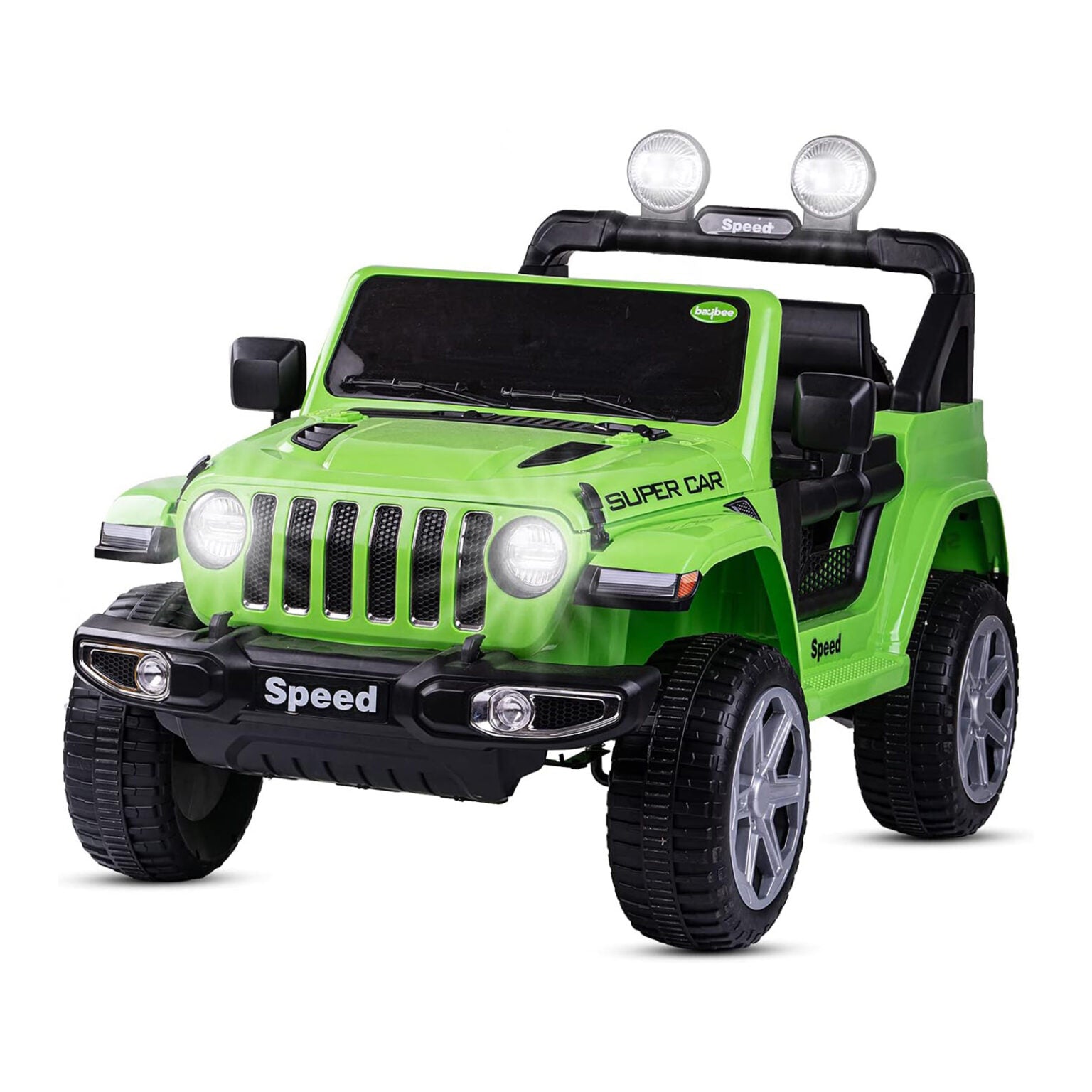 سيارة كهربائية للاطفال Jeep Wrangler – اخضر FT-938K