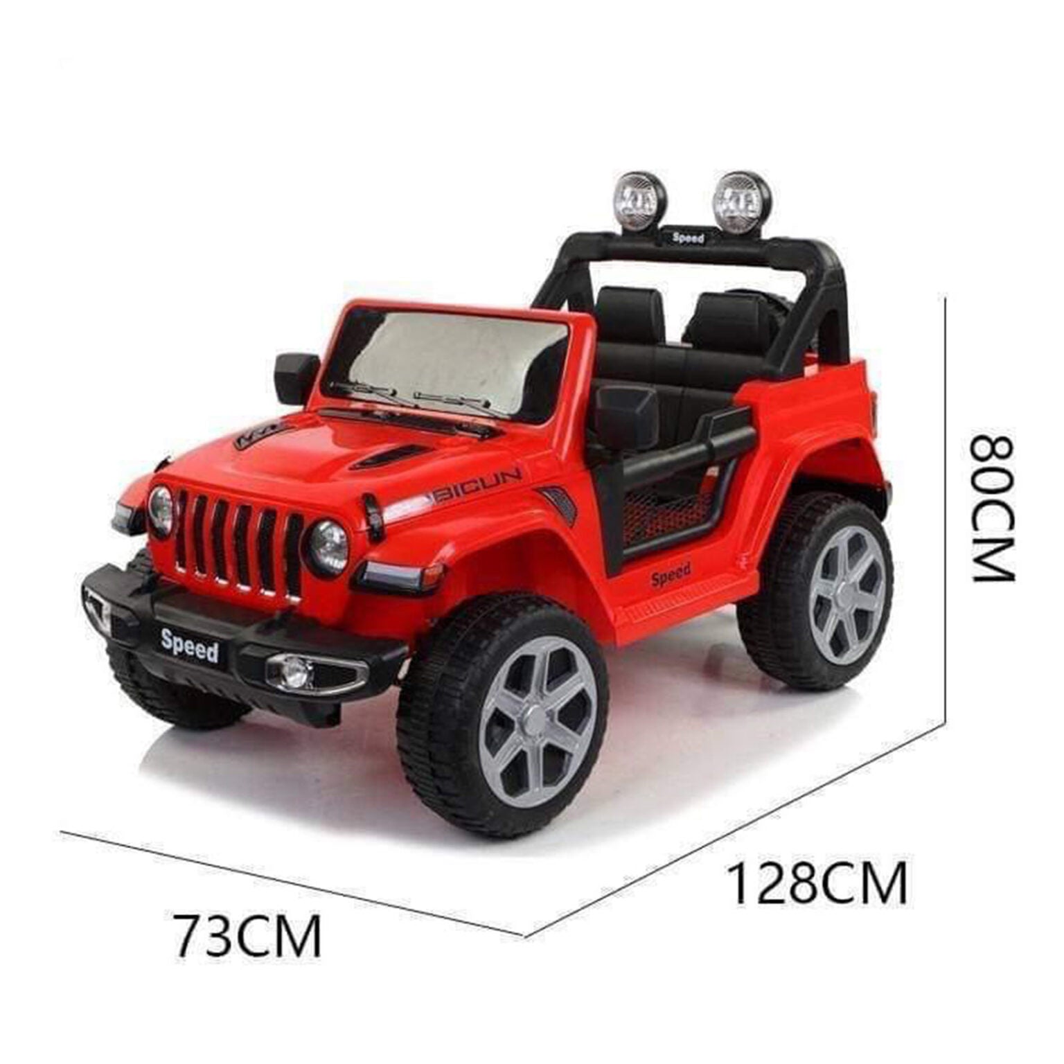 سيارة كهربائية للاطفال Jeep Wrangler – أحمر FT-938