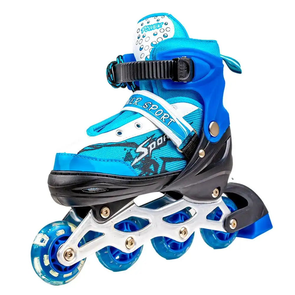 Inline Skate Blue Shoes Medium Size ( 35 to 38 ) - 961M