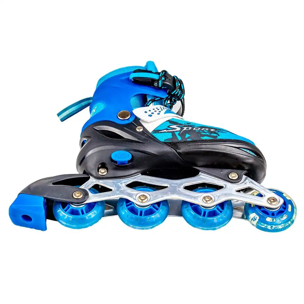 Inline Skate Blue Shoes Medium Size ( 35 to 38 ) - 961M