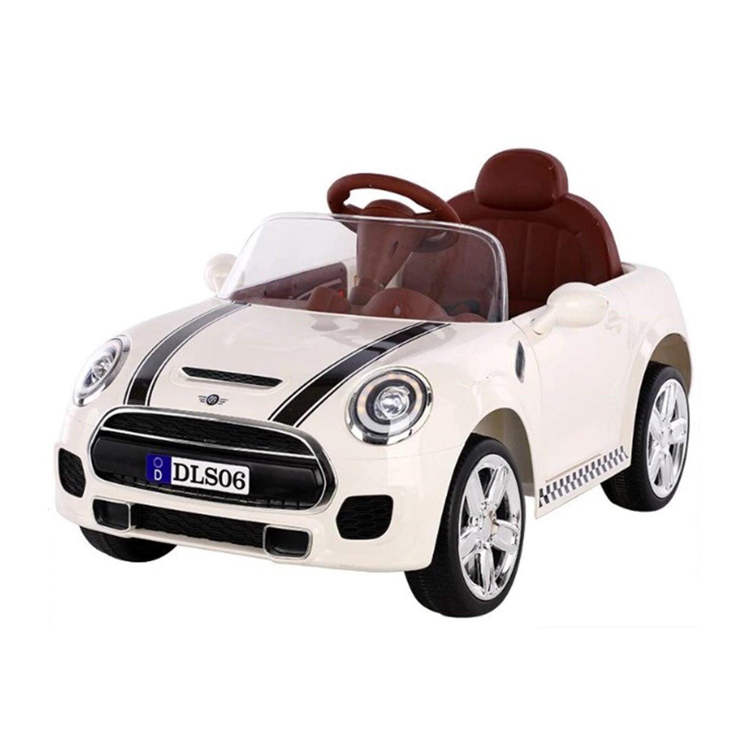 سيارة كهربائية للاطفال Mini Cooper S ميني كوبر DLS-06 – ابيض